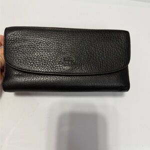 COACH Black Leather Wallet
